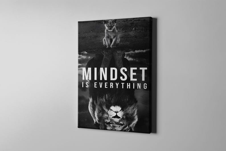 Motivational Mindset  Canvas Art