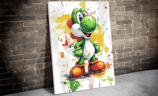 Yoshi Watercolor Canvas