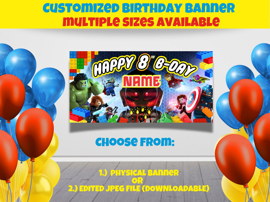 Lego Birthday Banner