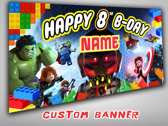 Lego Birthday Banner