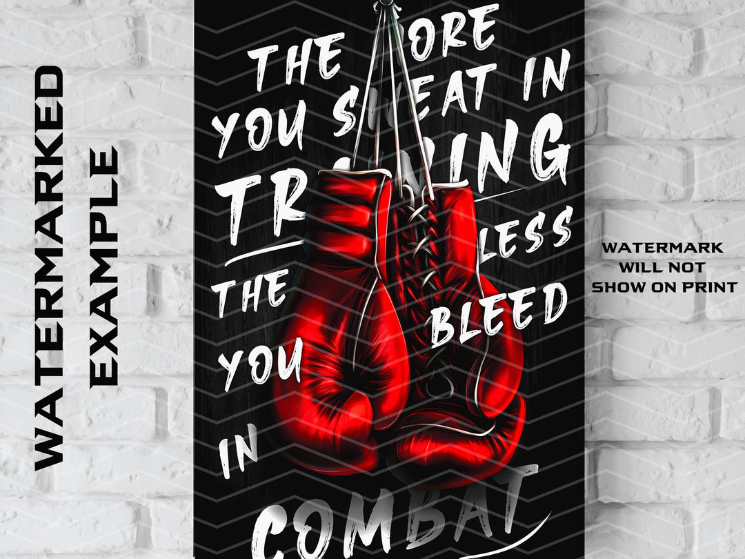 Boxing Canvas, Motivational Canvas, MMA, Hustle, Gym Art, Office Art, Stay Hungry, Canvas Print, Wall Art, Poster, Boxing Gift, MMA Gift