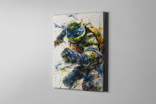 Fan Art, Leonardo Art, Turtles Gift, Turtles Poster, Leonardo Poster, Turtles Fan Art, Turtles Canvas