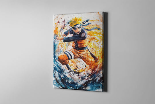 Naruto Watercolor Canvas, Naurto Gift, Naurto Poster, Naurto Poster, Naurto Art, Dragonball Canvas, Dbz Gift