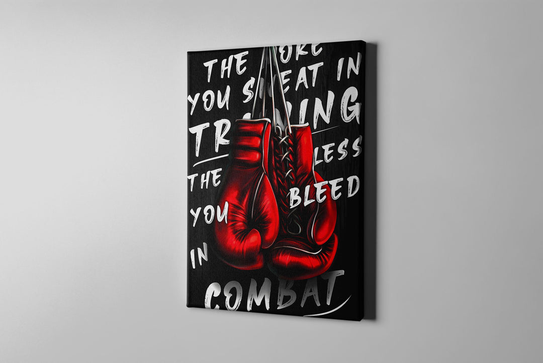 Boxing Canvas, Motivational Canvas, MMA, Hustle, Gym Art, Office Art, Stay Hungry, Canvas Print, Wall Art, Poster, Boxing Gift, MMA Gift