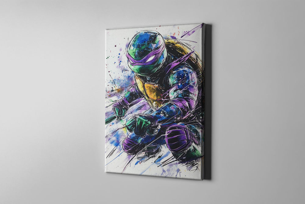 Fan Art, Donatello Art, Turtles Gift, Turtles Poster, Donatello Poster, Turtles Fan Art, Turtles Canvas