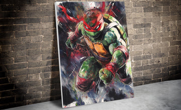 Fan Art, Raphael Art, Turtles Gift, Turtles Poster, Raphael Poster, Turtles Fan Art, Turtles Canvas, Watercolor